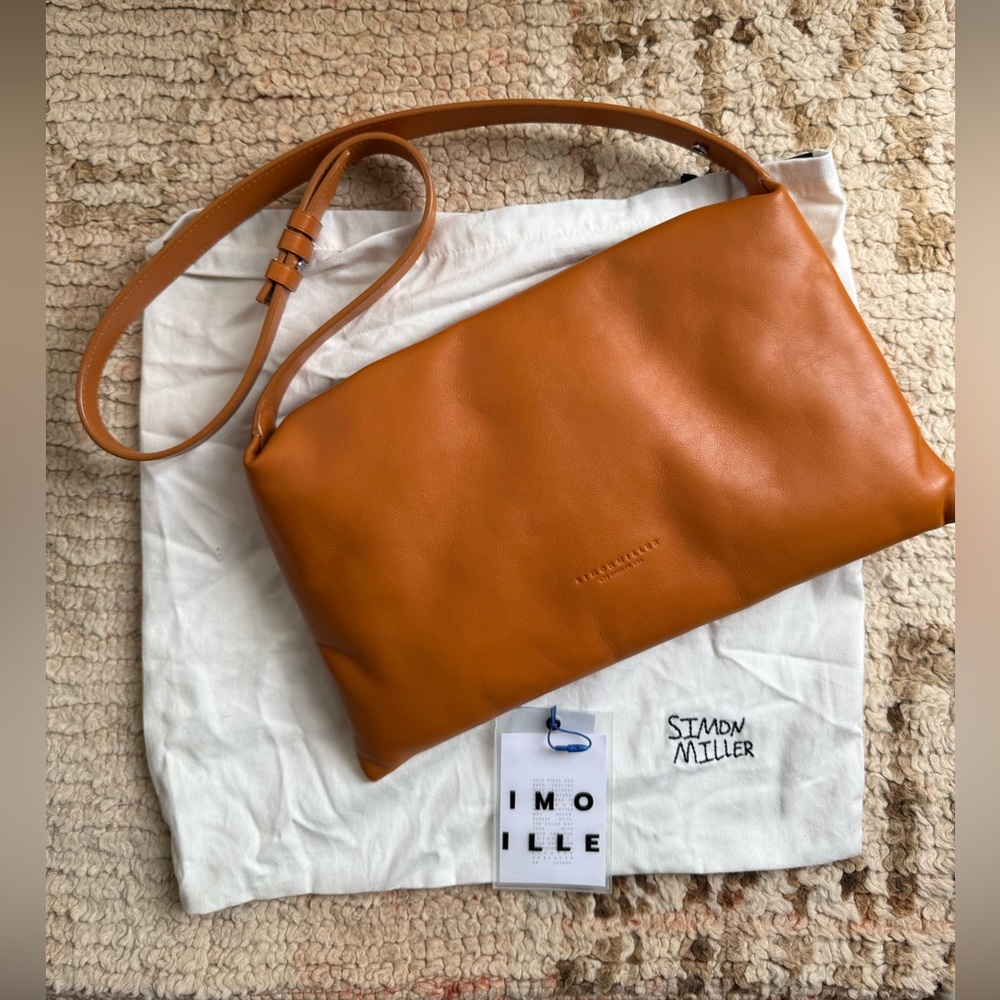 Simon Miller Tan Puffin Bag with Minimalist Design